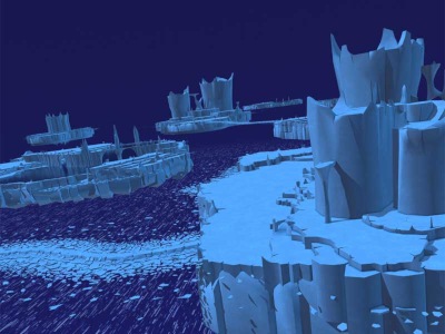 Territoire de la Banquise du monde virtuel Lyoko