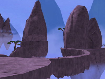 Le Territoire de la Montagne du monde virtuel Lyoko