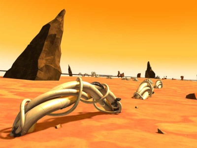 Le Territoire du Désert du monde virtuel Lyoko